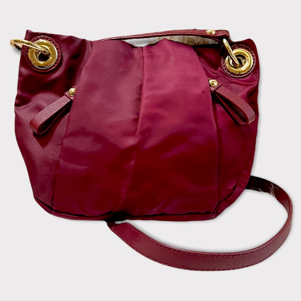 Vince Camuto "Cristina" Pleated Crossbody Bag with Lots of Pockets - Picture 1 of 7